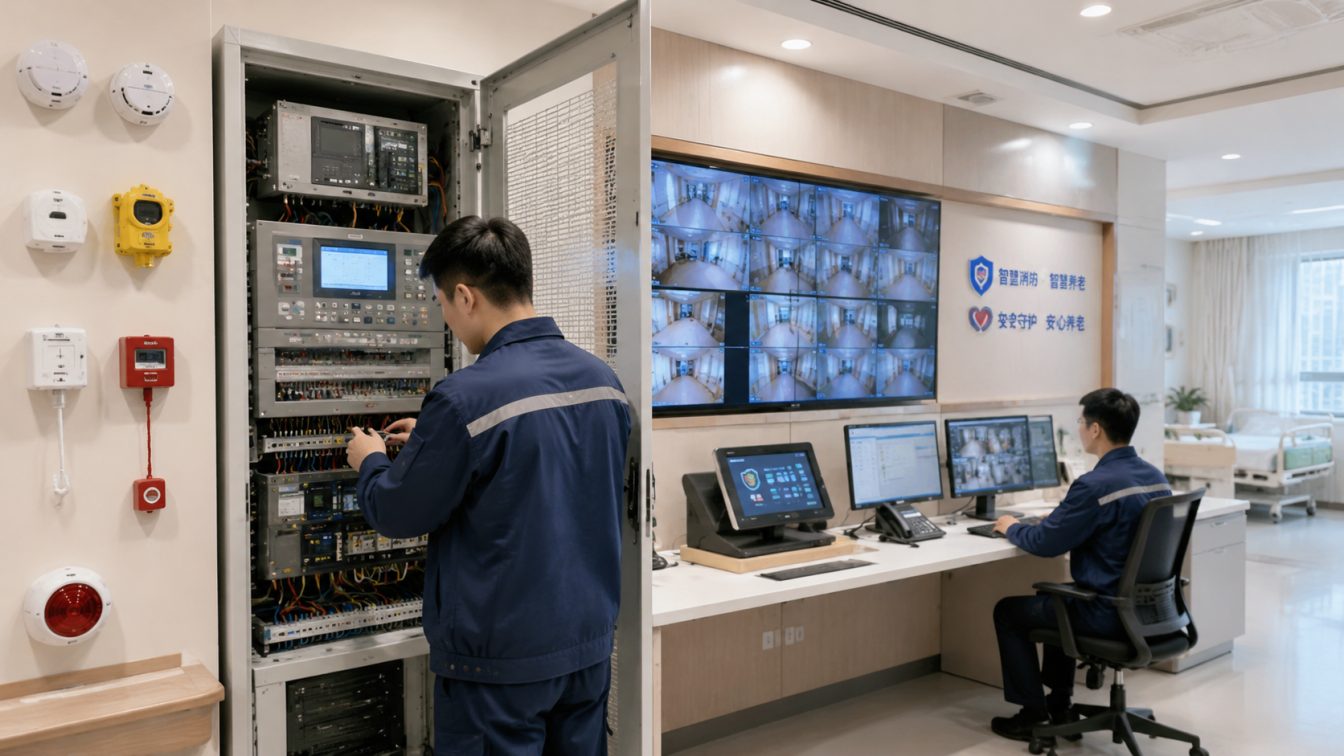 广宁县为养老消防安防提供联动方案